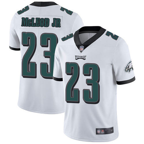 Men Philadelphia Eagles #23 Rodney McLeod White Vapor Untouchable NFL Jersey Limited Player Football->nfl t-shirts->Sports Accessory